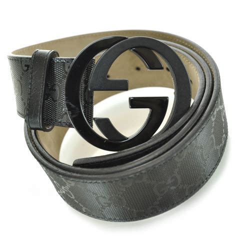 black gucci belt cheap|black gucci imprime belt.